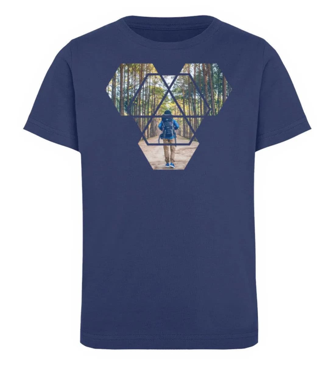 Hexagone Wandern - Kinder Bio T-Shirt