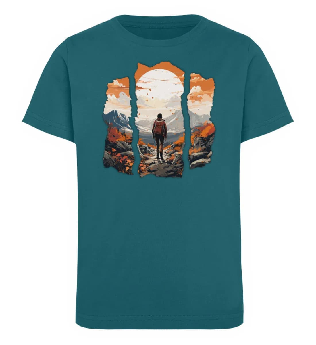 Hiking Autumn - Kinder Bio T-Shirt