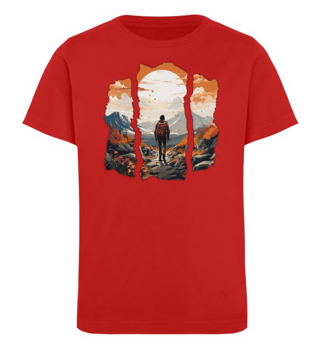 Hiking Autumn - Kinder Bio T-Shirt