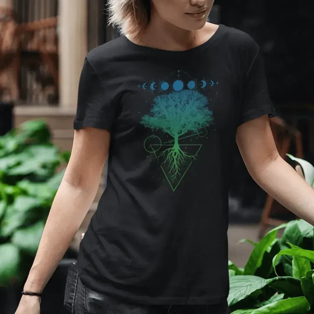 Entdecke dein neues Lieblingsstück: das Tree DNA Damen Premium Organic Shirt
