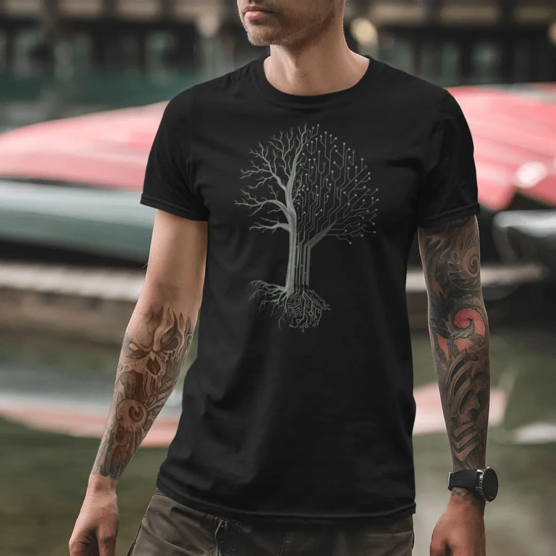 Tree Digital - Herren Premium Bio Shirt