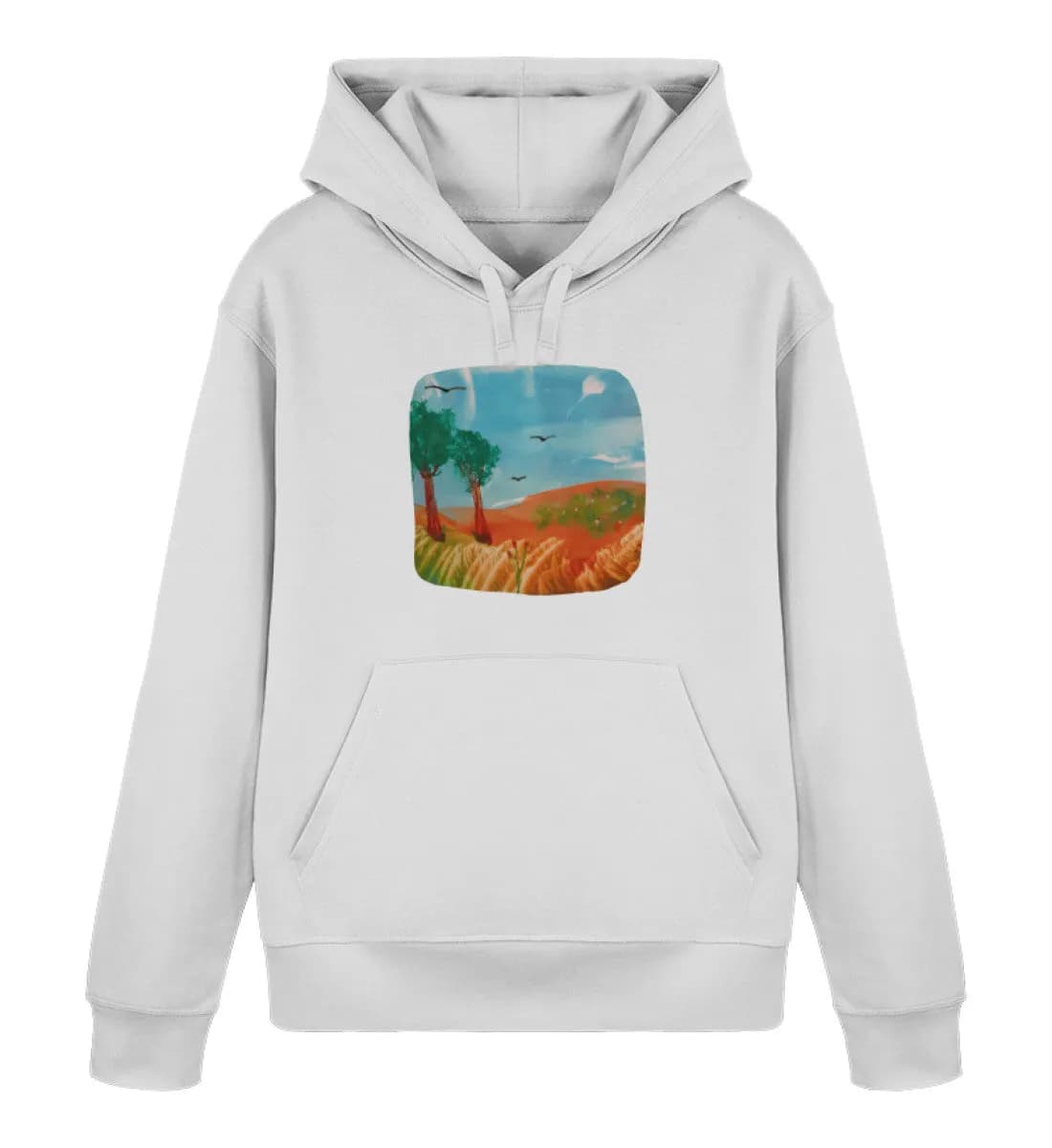 Kunst zum Anfassen friedliche Szene - Unisex Basic Bio Hoodie