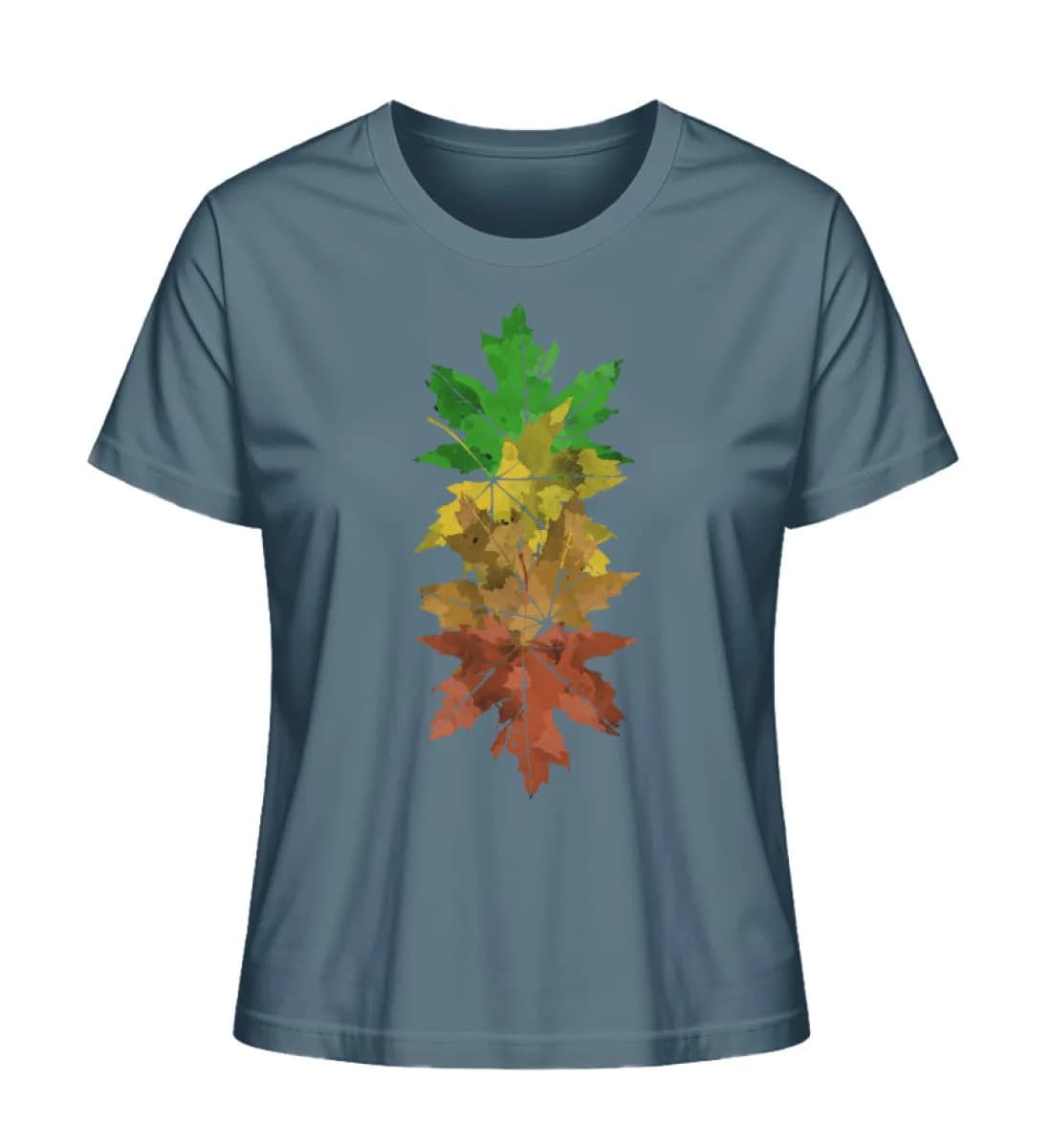 Ahornblätter - Damen Premium Bio Shirt