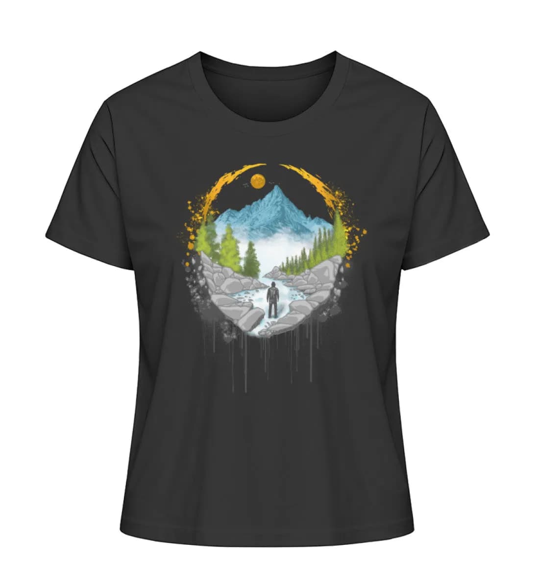 Mountain Path - Damen Premium Bio Shirt
