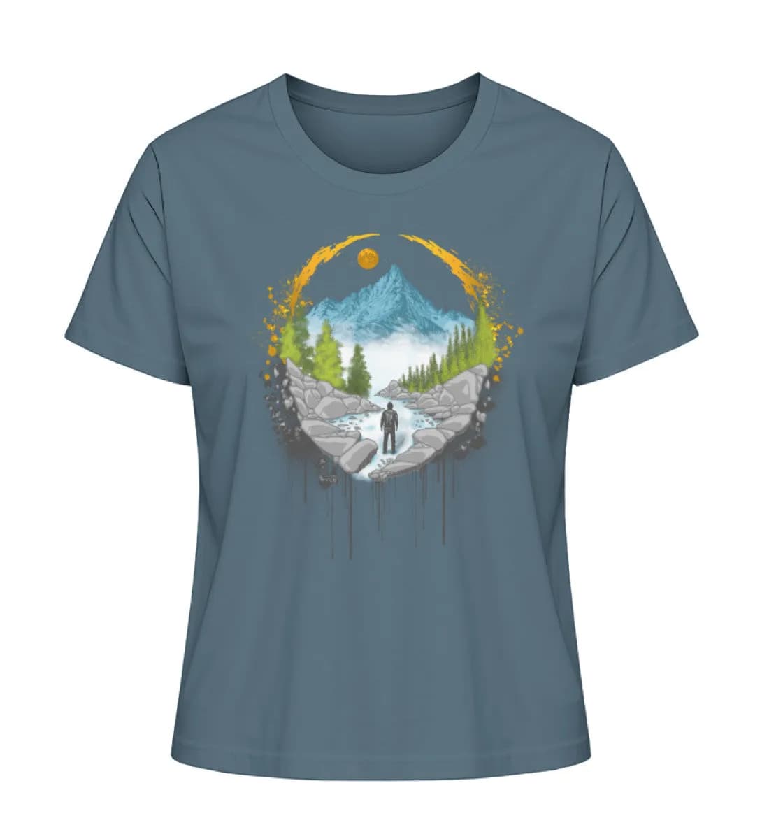 Mountain Path - Damen Premium Bio Shirt