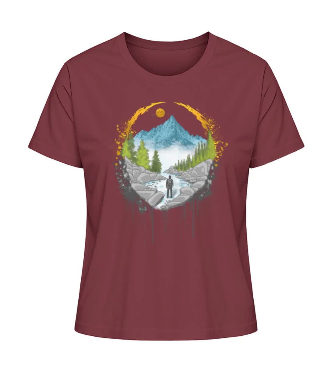 Mountain Path - Damen Premium Bio Shirt
