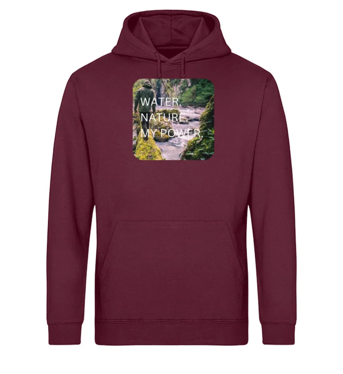 Water Nature My Power - Unisex Basic Bio Hoodie
