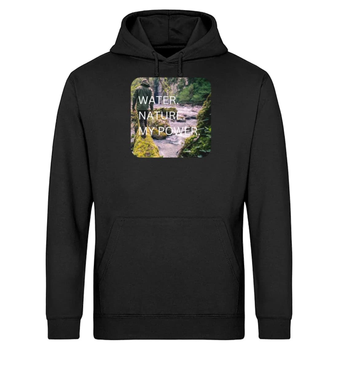 Water Nature My Power - Unisex Basic Bio Hoodie