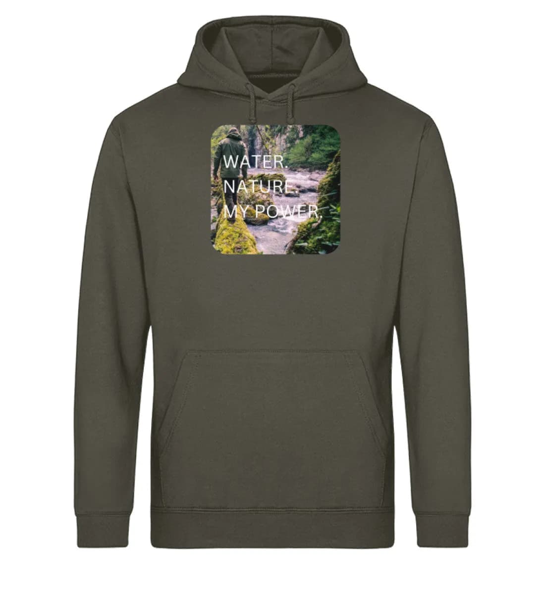 Water Nature My Power - Unisex Basic Bio Hoodie