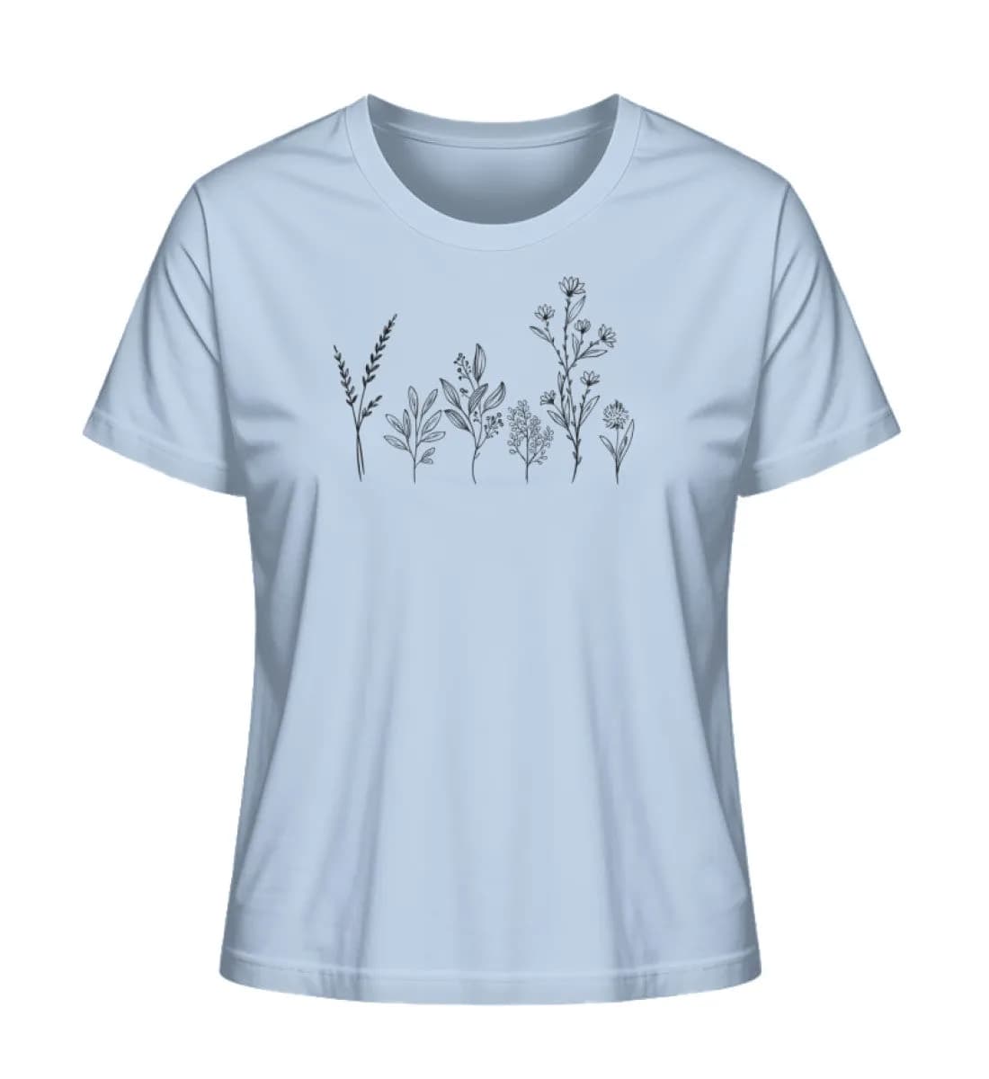 Blumen - Damen Premium Bio Shirt