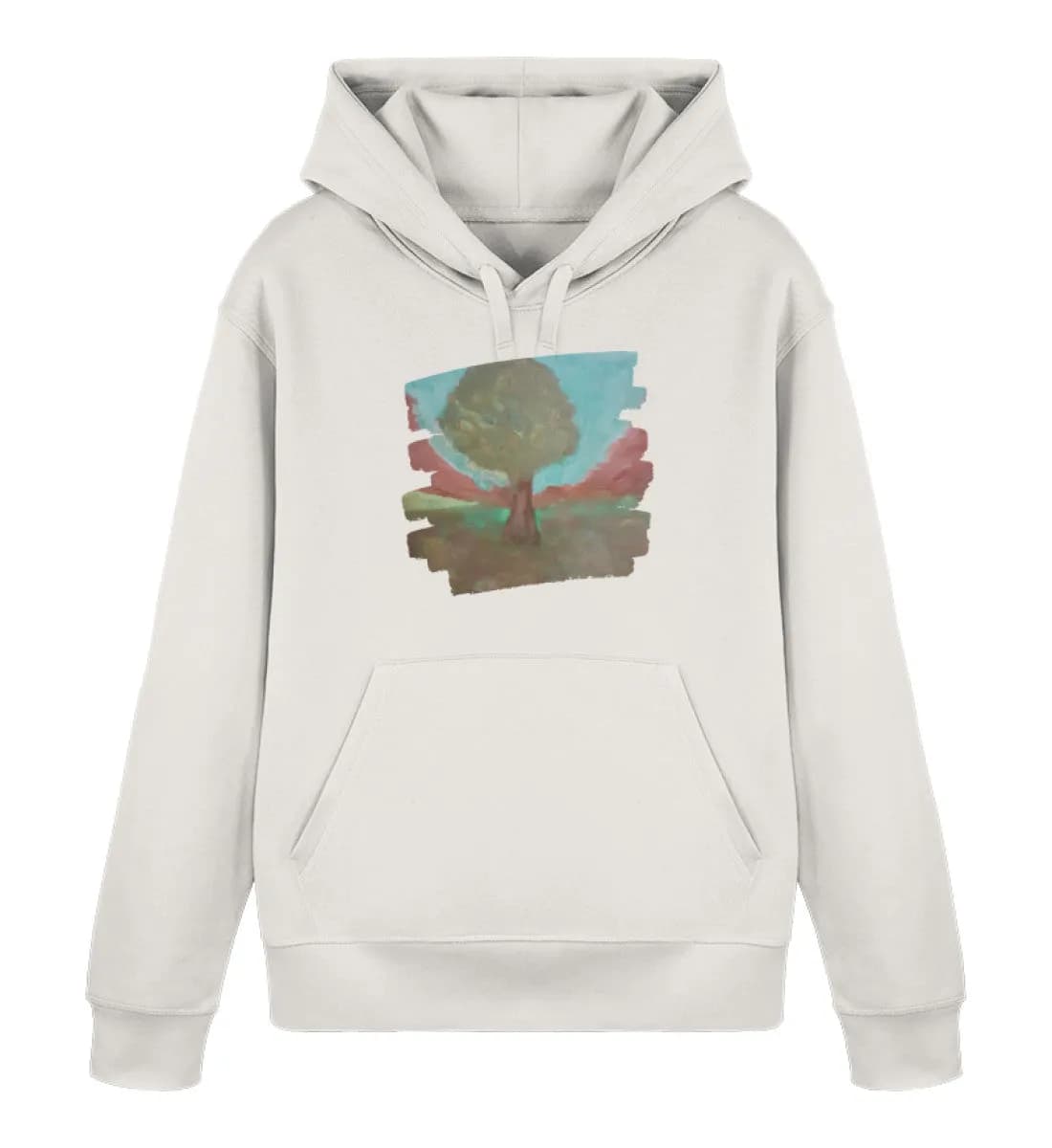 Baum im Tal - Unisex Basic Bio Hoodie