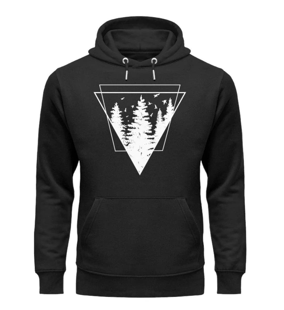 Wald im Dreieck - Unisex Premium Bio Hoodie
