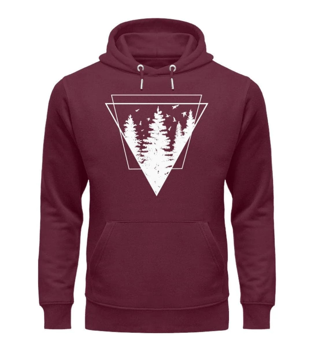 Wald im Dreieck - Unisex Premium Bio Hoodie