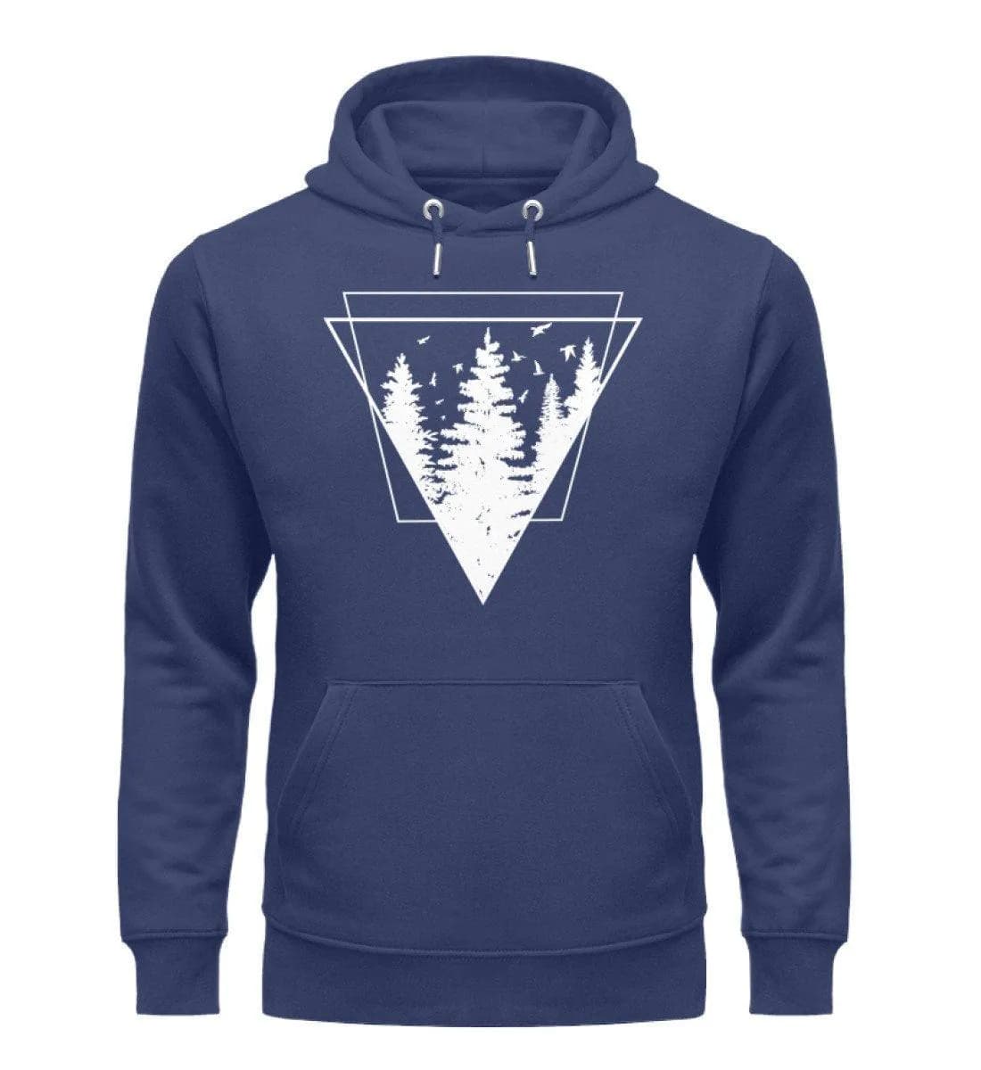 Wald im Dreieck - Unisex Premium Bio Hoodie