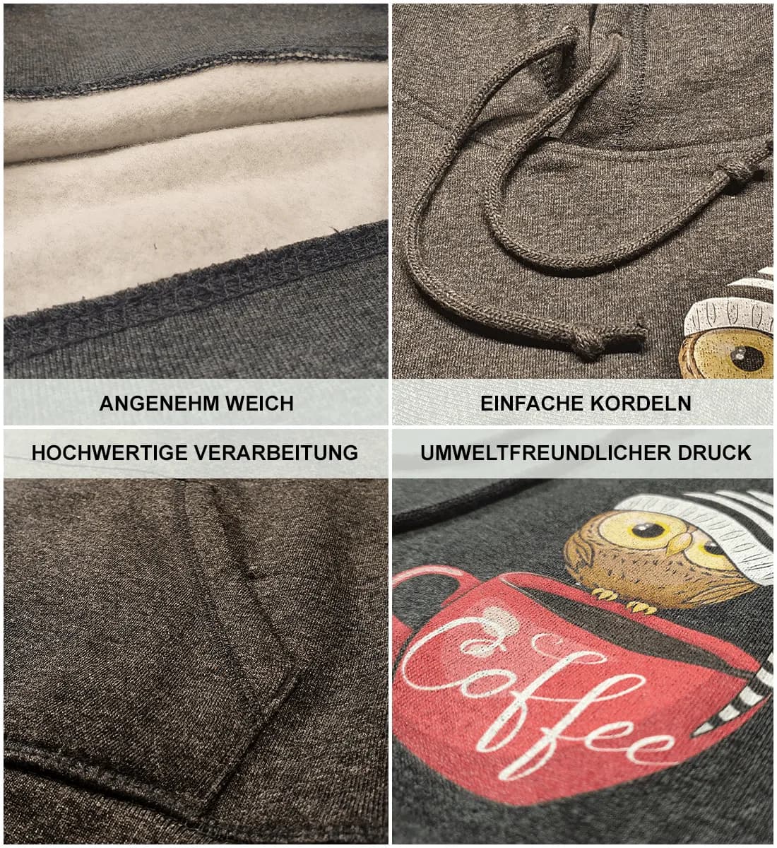 Berge mit Sonne - Unisex Basic Bio Hoodie
