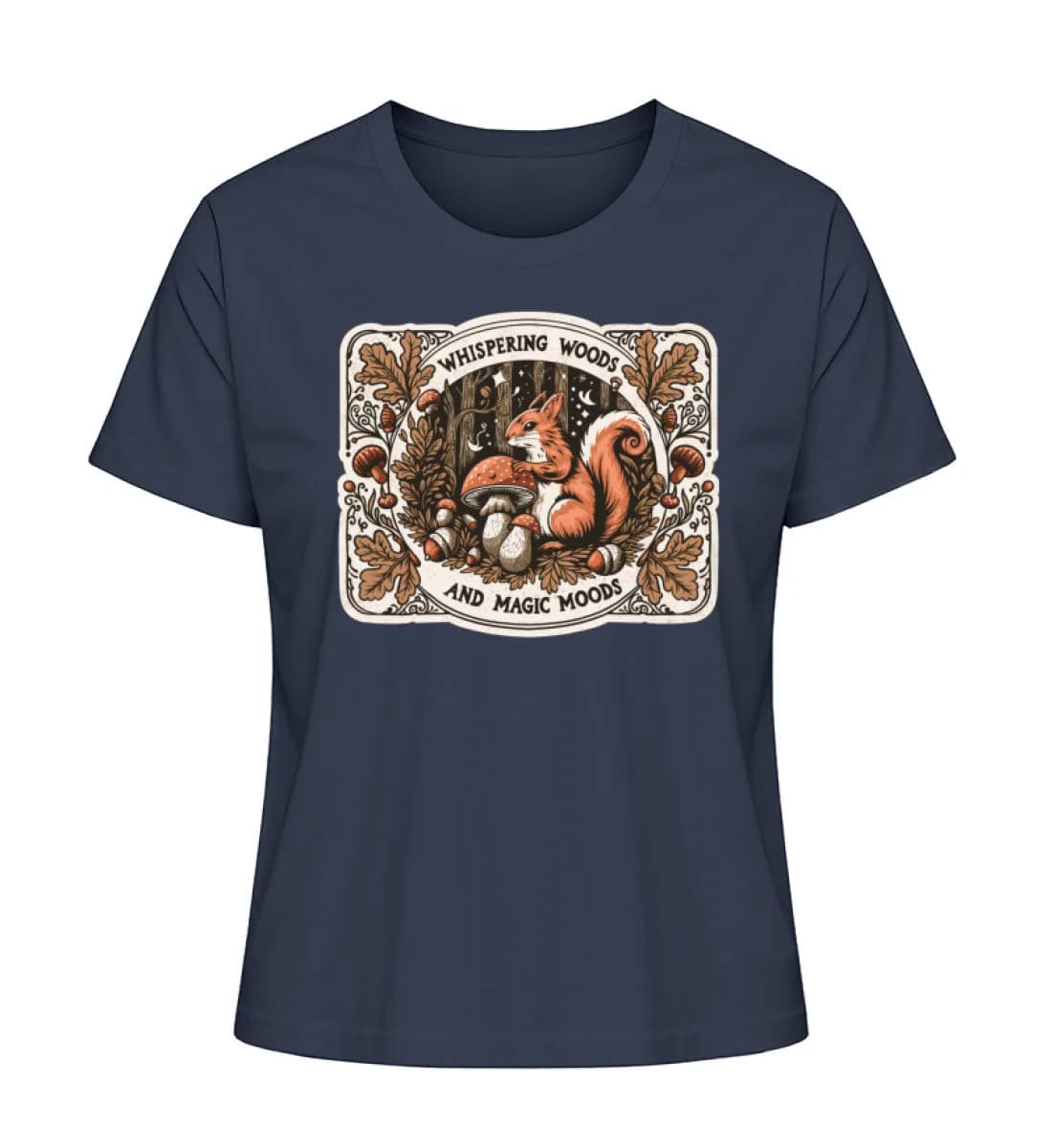 Whispering Woods Squirrel - Damen Premium Bio Shirt