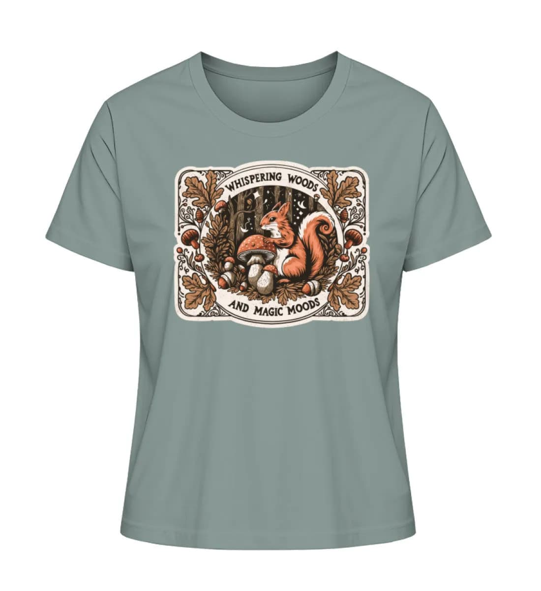 Whispering Woods Squirrel - Damen Premium Bio Shirt