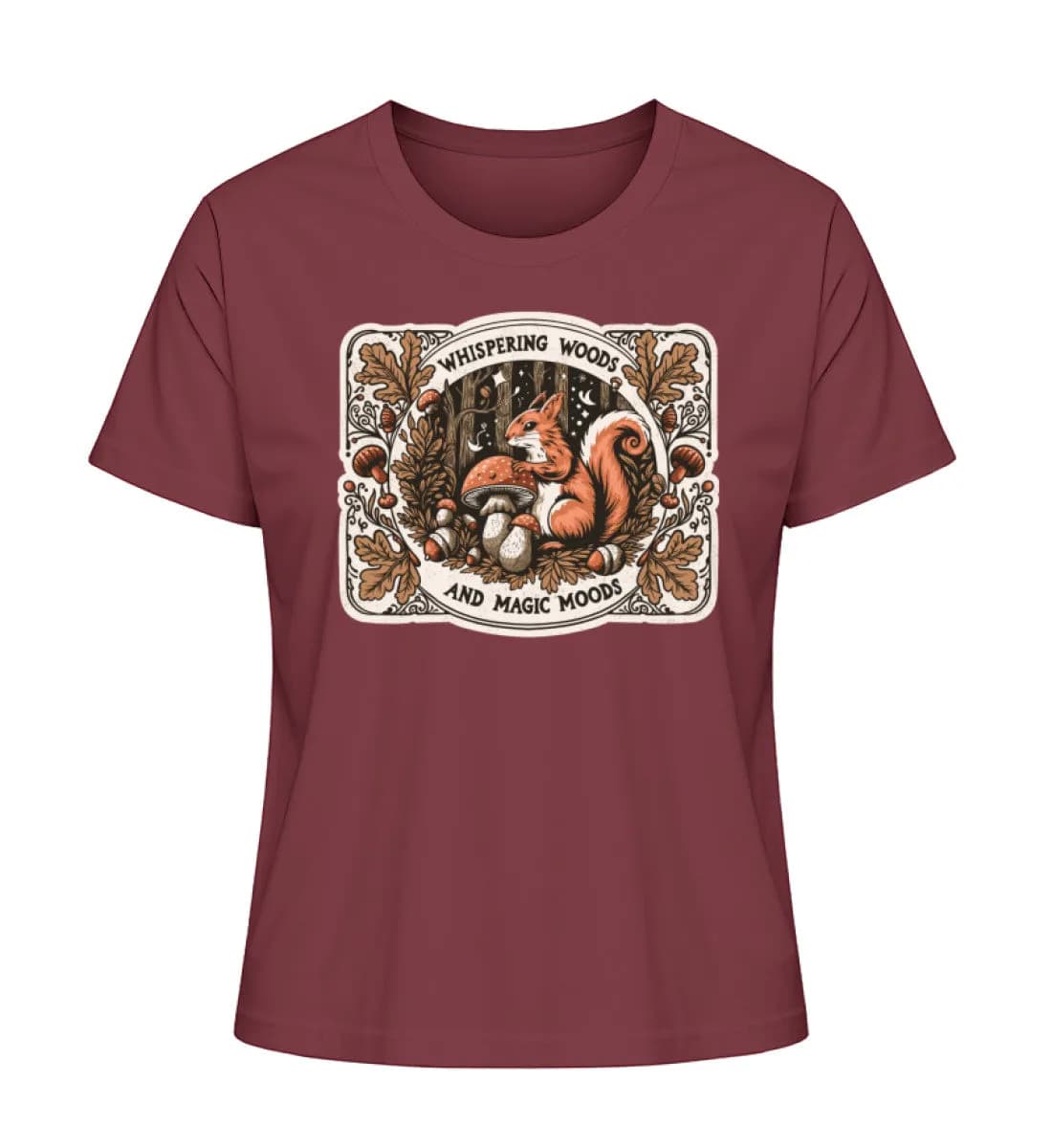 Whispering Woods Squirrel - Damen Premium Bio Shirt