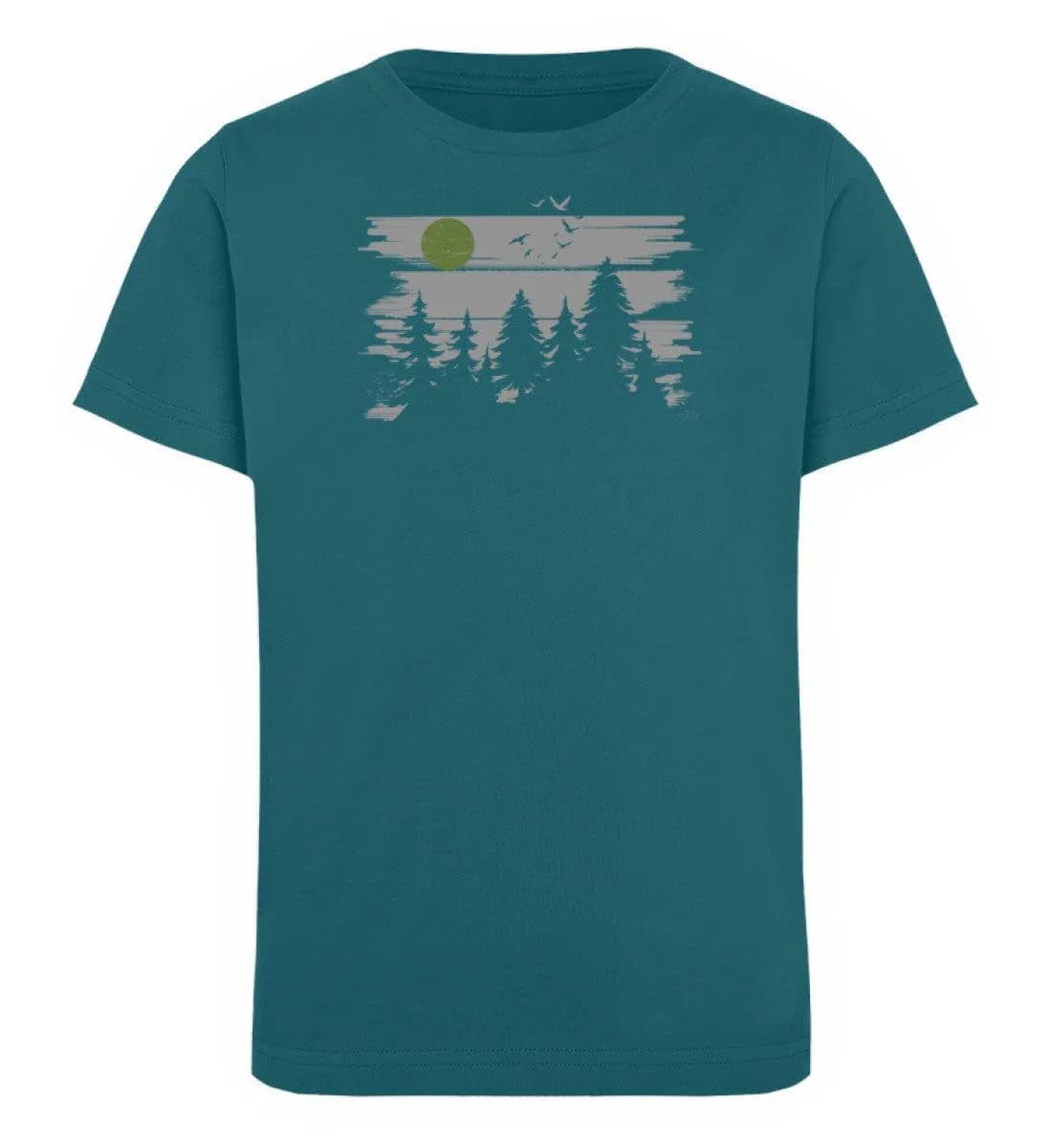 Wald mit Vollmond - Kinder Bio T-Shirt