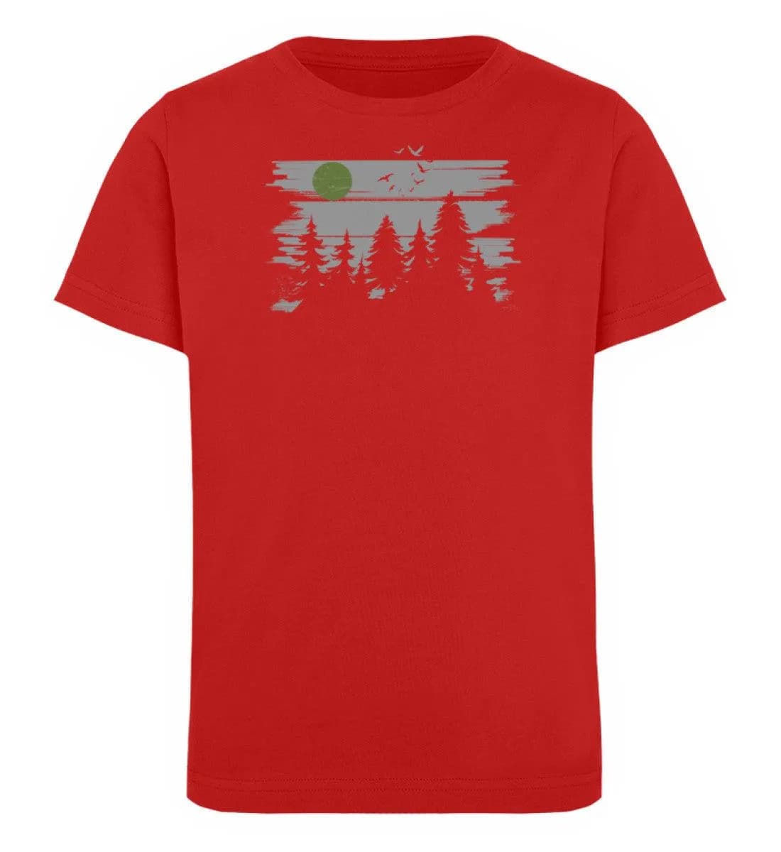 Wald mit Vollmond - Kinder Bio T-Shirt