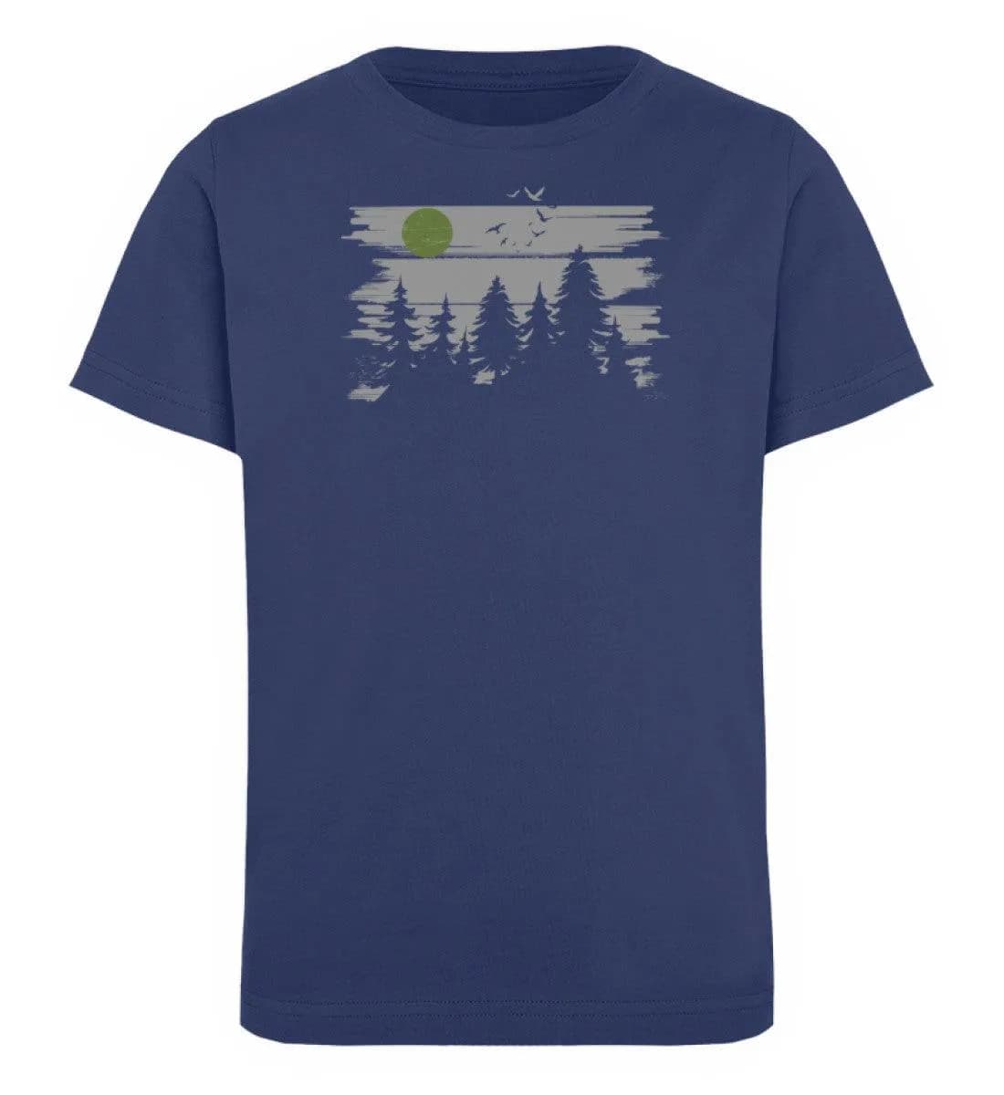 Wald mit Vollmond - Kinder Bio T-Shirt