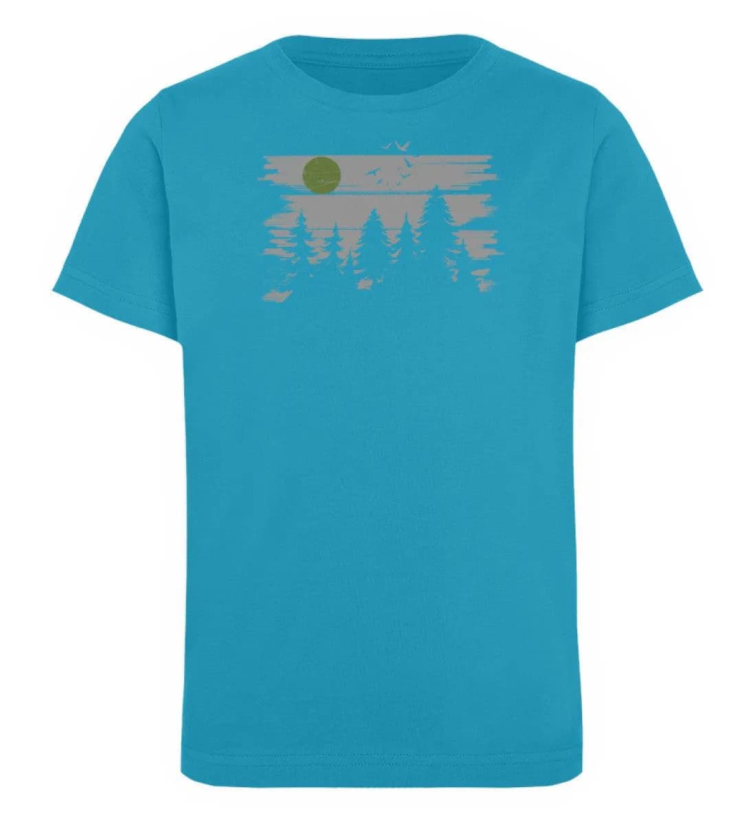 Wald mit Vollmond - Kinder Bio T-Shirt
