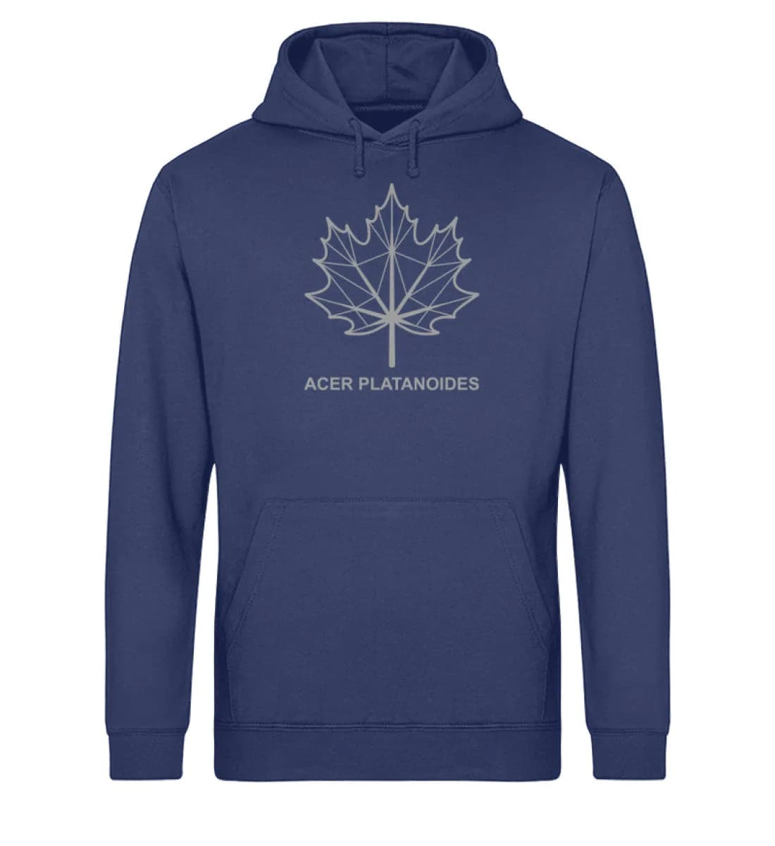 Spitzahornblatt Linien - Unisex Basic Bio Hoodie
