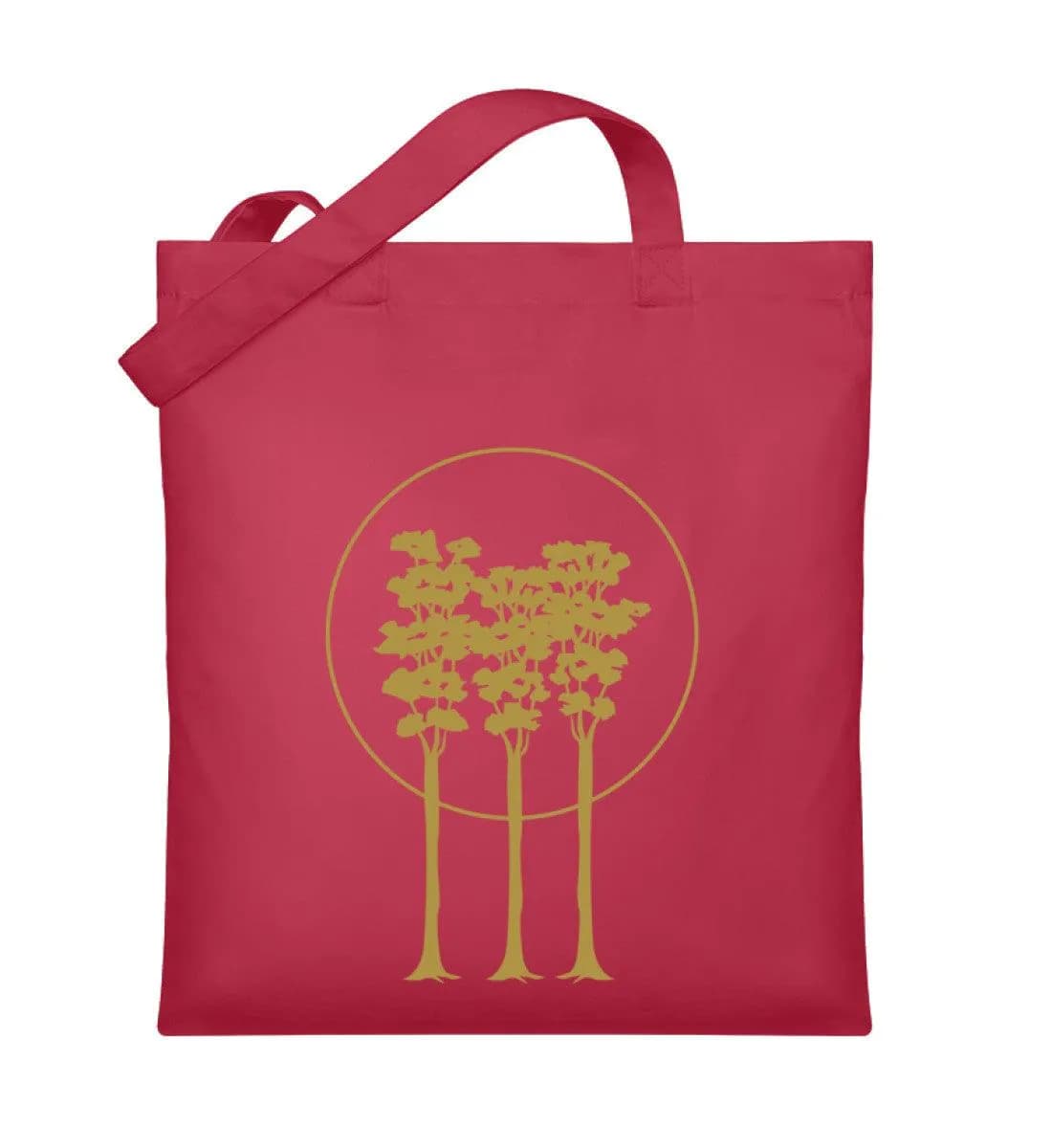 3 golden Trees - Organic Jutebeutel
