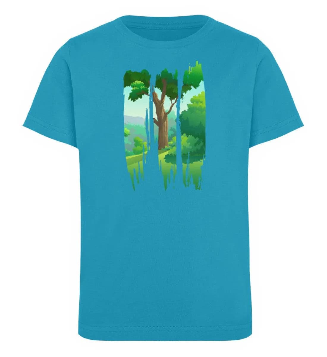 Lovely Nature Brush landscape - Kinder Bio T-Shirt