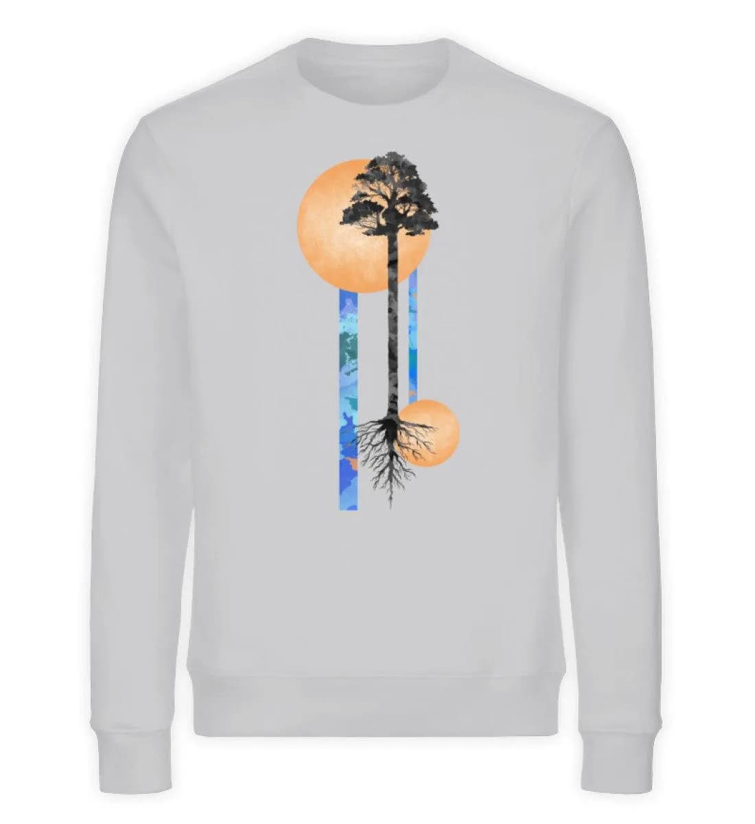 Long Watercolor tree - Unisex Bio Sweatshirt
