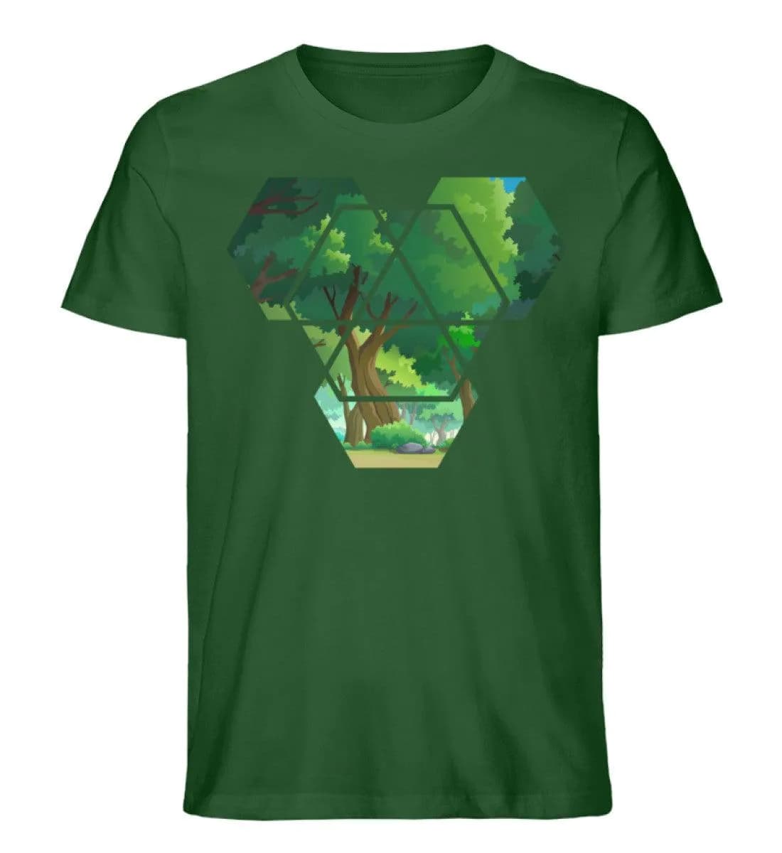 Hexagone Wald - Herren Premium Bio Shirt