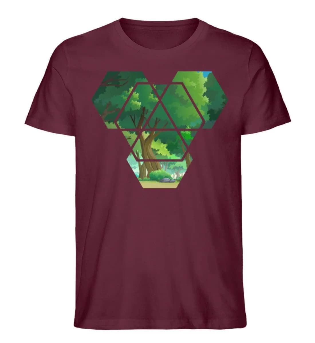 Hexagone Wald - Herren Premium Bio Shirt