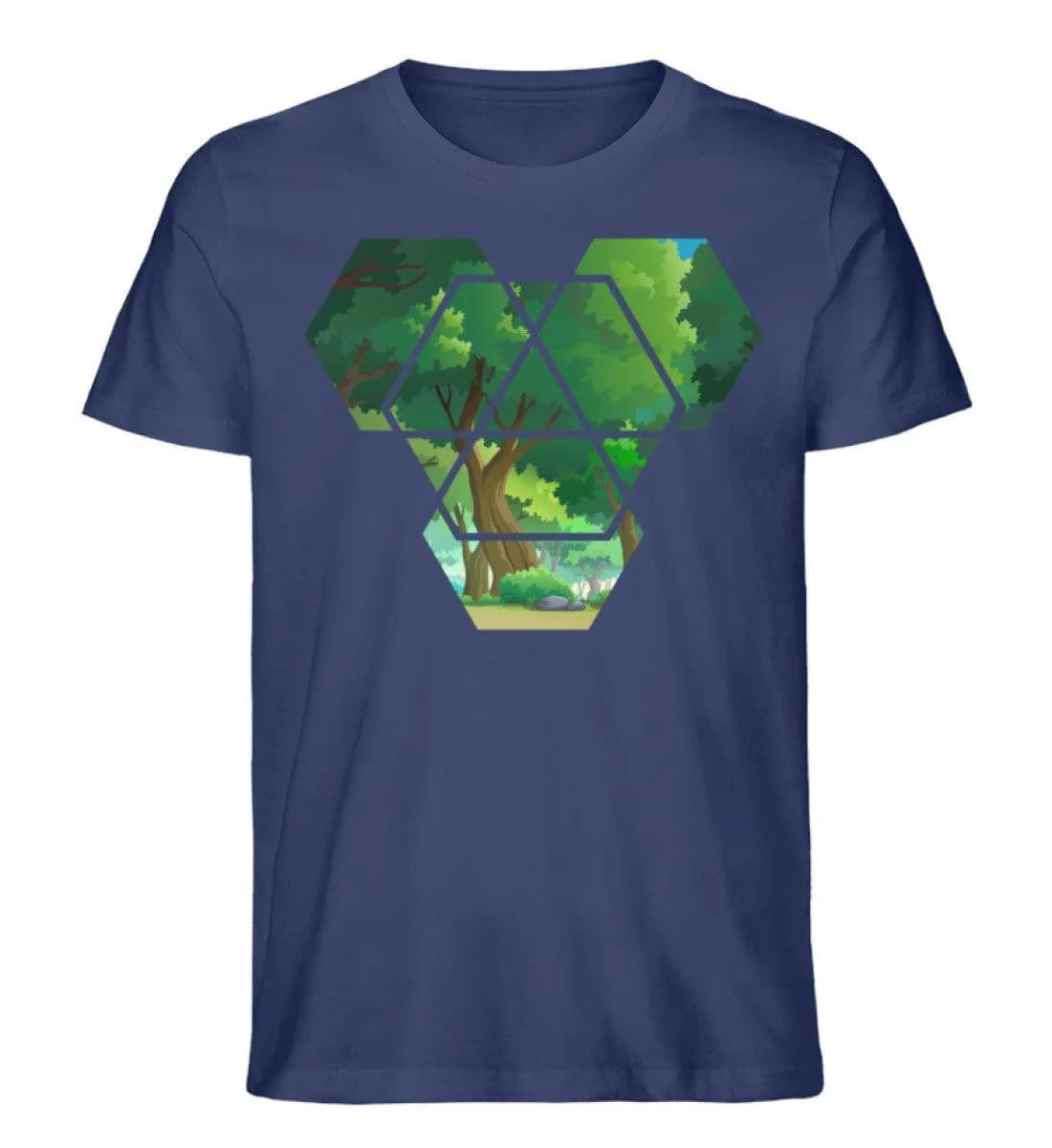 Hexagone Wald - Herren Premium Bio Shirt