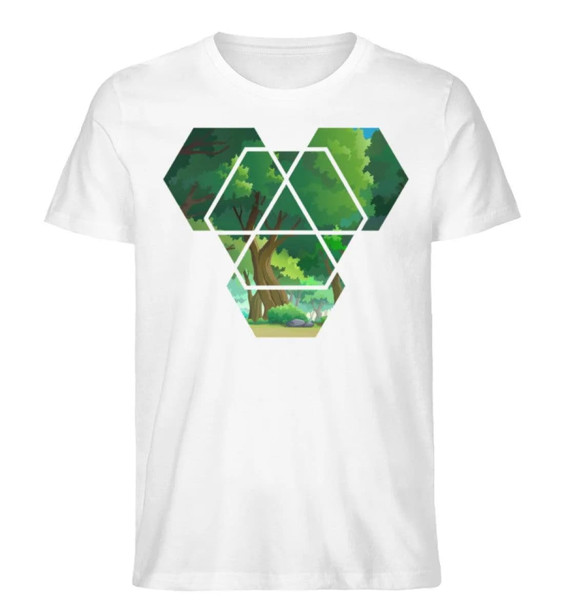 Hexagone Wald - Herren Premium Bio Shirt