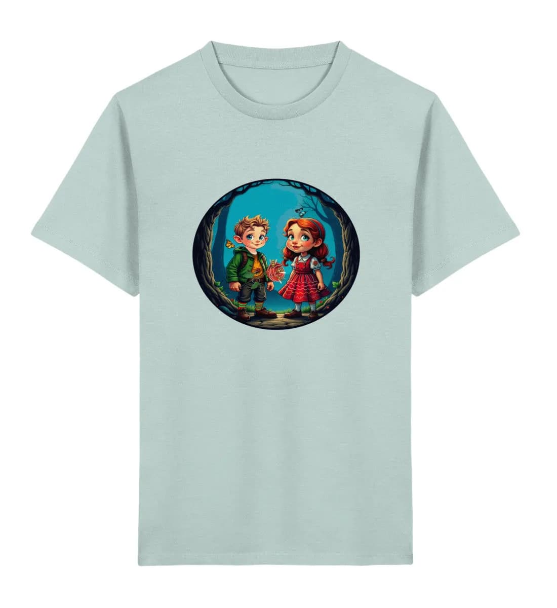Hänsel und Gretel - Zwischen Bäumen - Kinder Bio T-Shirt