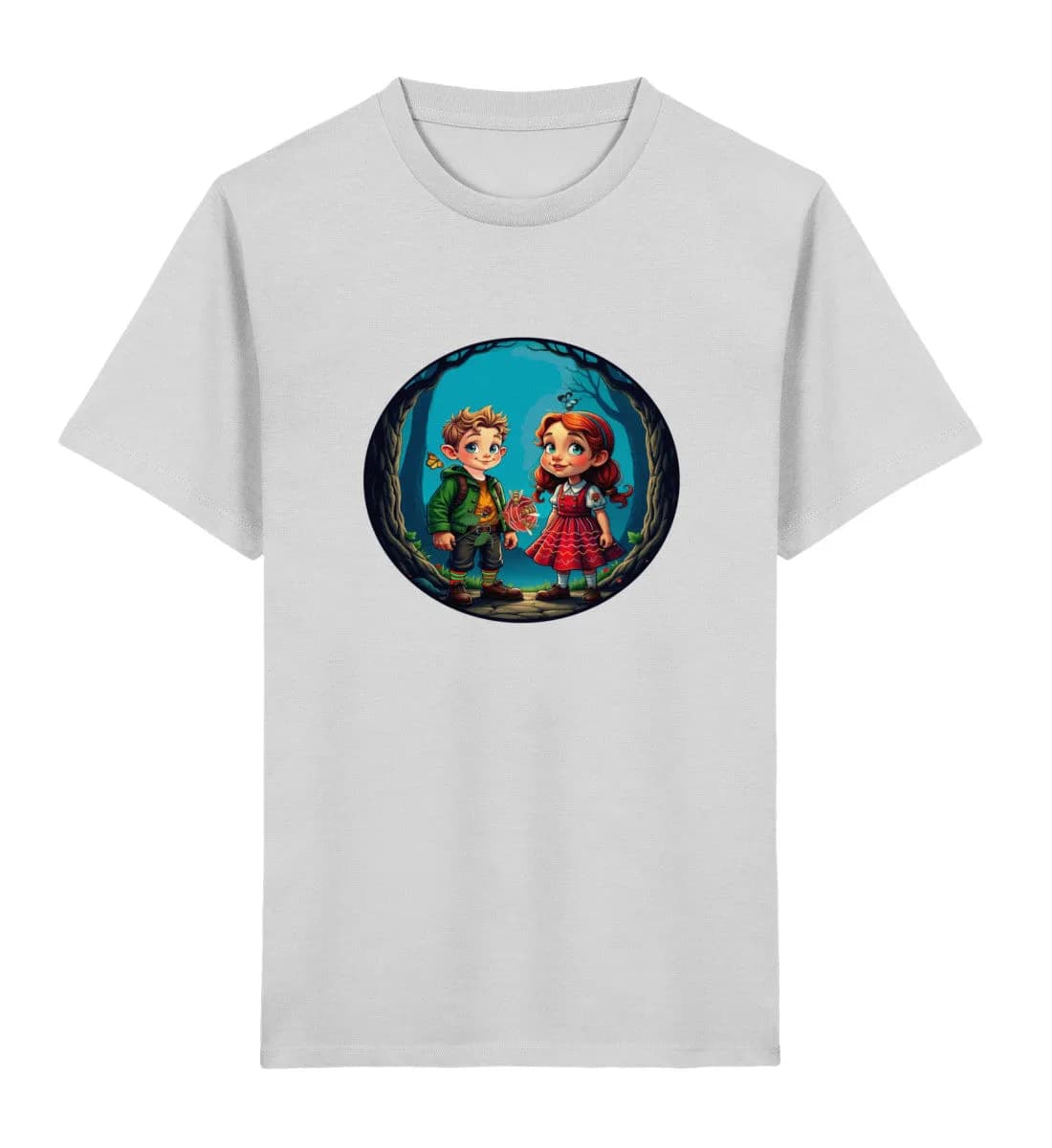 Hänsel und Gretel - Zwischen Bäumen - Kinder Bio T-Shirt