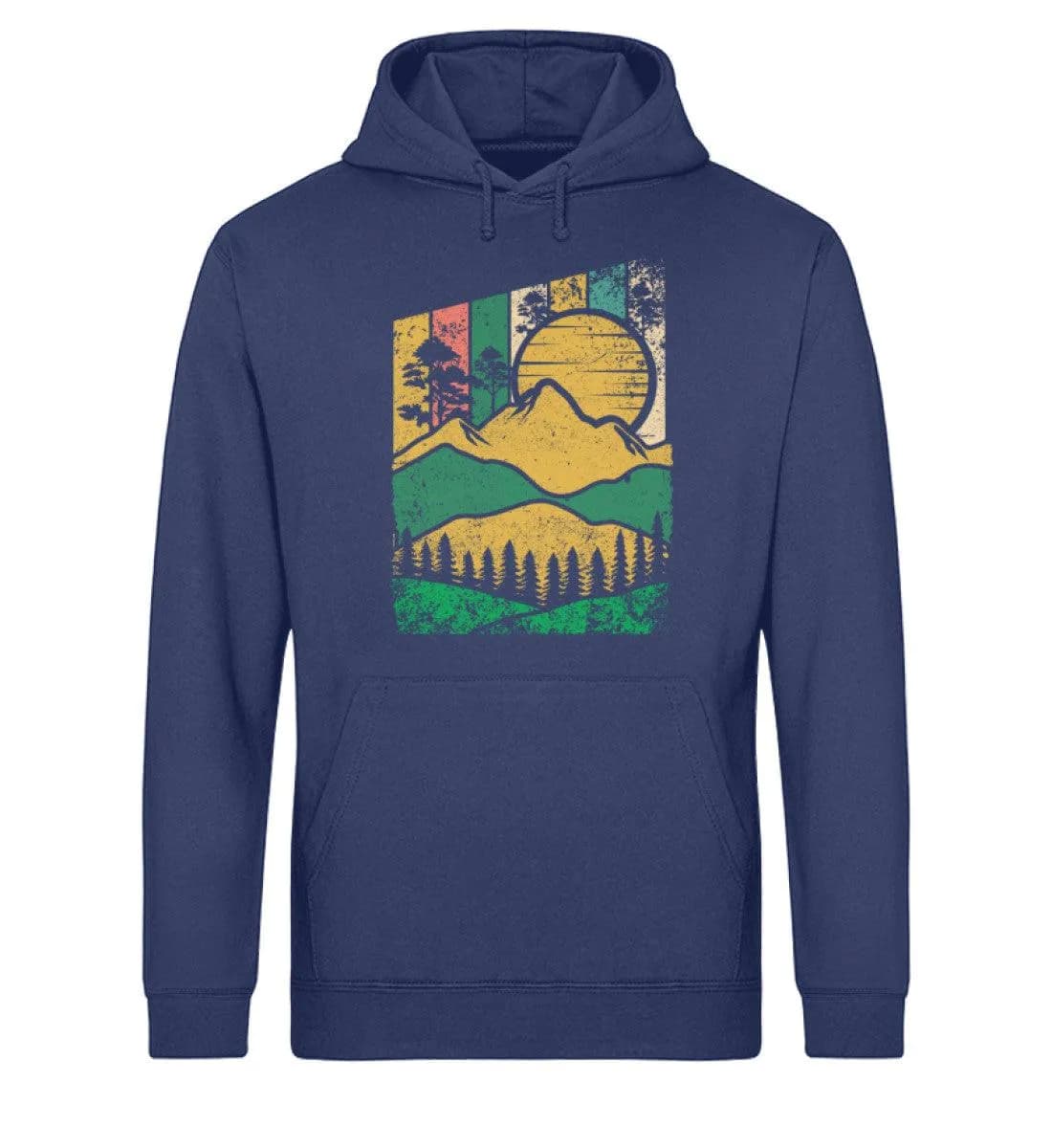 Berg Wald Sonne - Unisex Basic Bio Hoodie