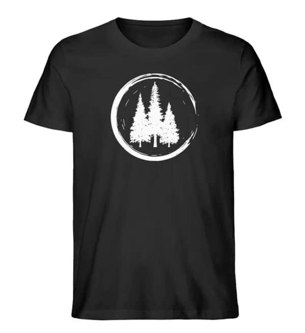 Drei Bäume im Kreis - Herren Premium Bio Shirt