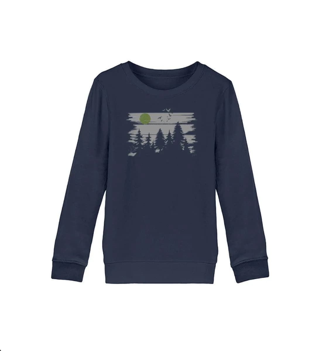 Wald mit Vollmond - Kinder Bio Sweatshirt