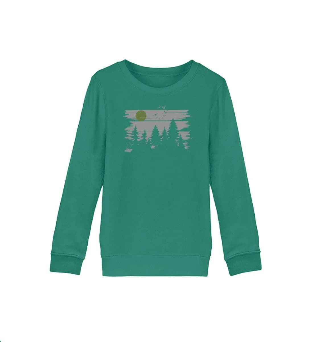 Wald mit Vollmond - Kinder Bio Sweatshirt