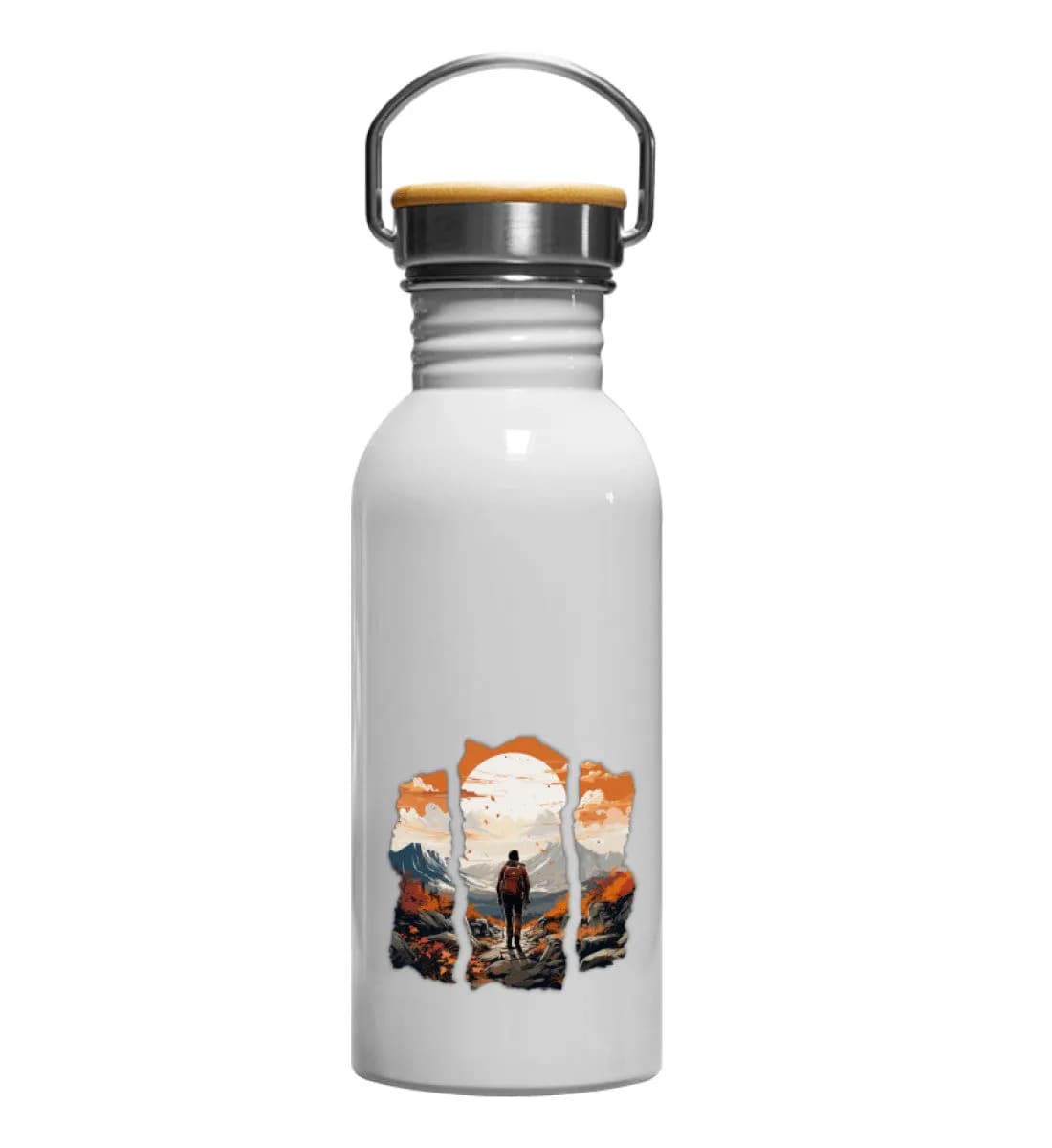 Hiking Autumn - Edelstahl Trinkflasche