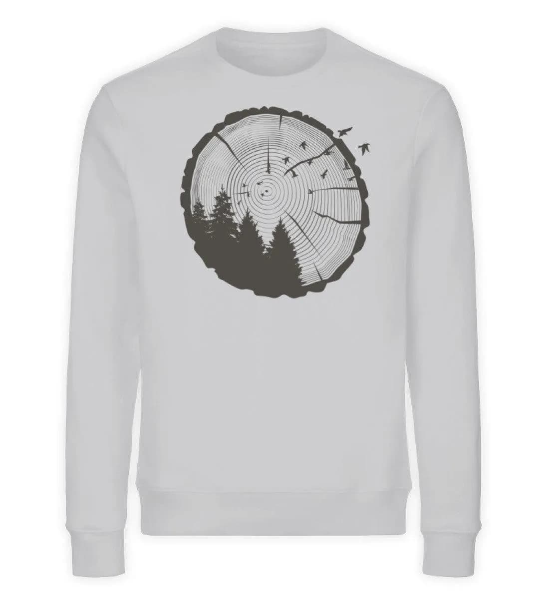 Wald im Stamm - Unisex Bio Sweatshirt