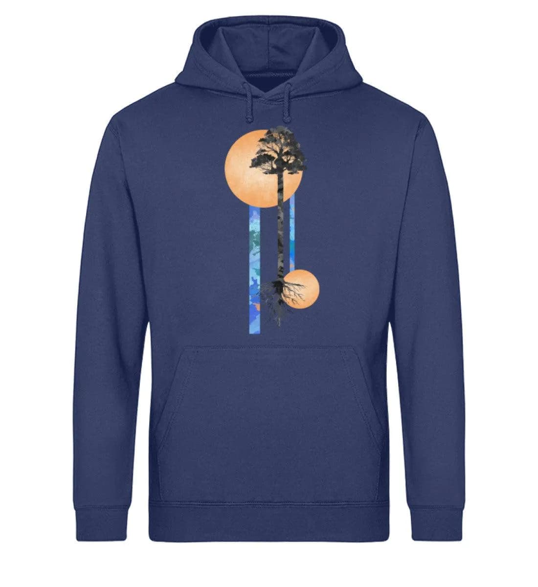 Long Watercolor tree - Unisex Basic Bio Hoodie