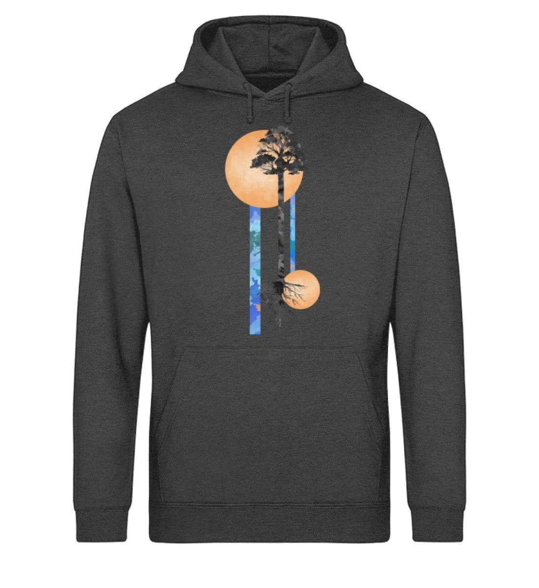 Long Watercolor tree - Unisex Basic Bio Hoodie