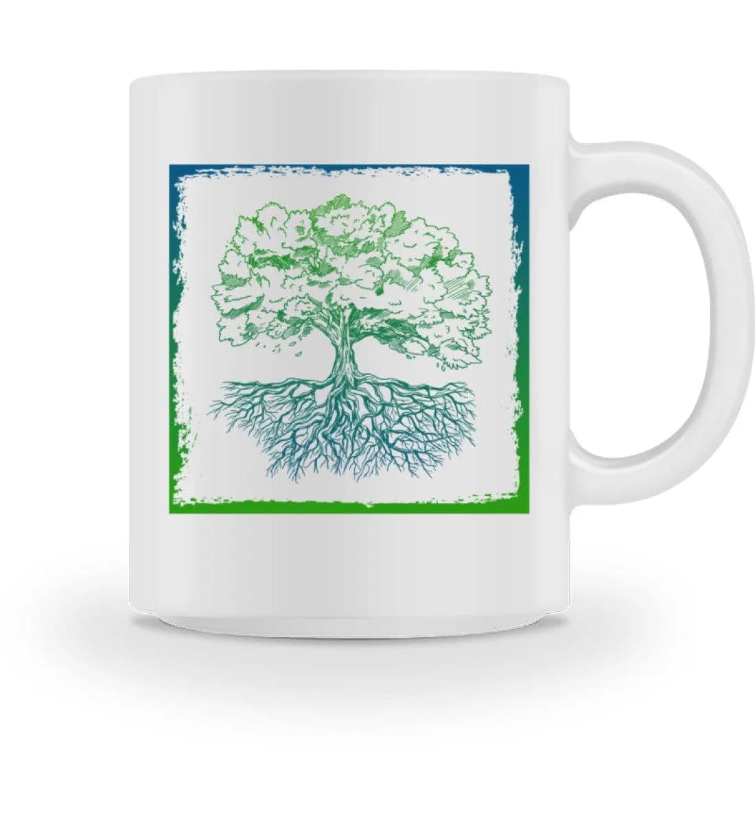 Baum im Rahmen - Tasse