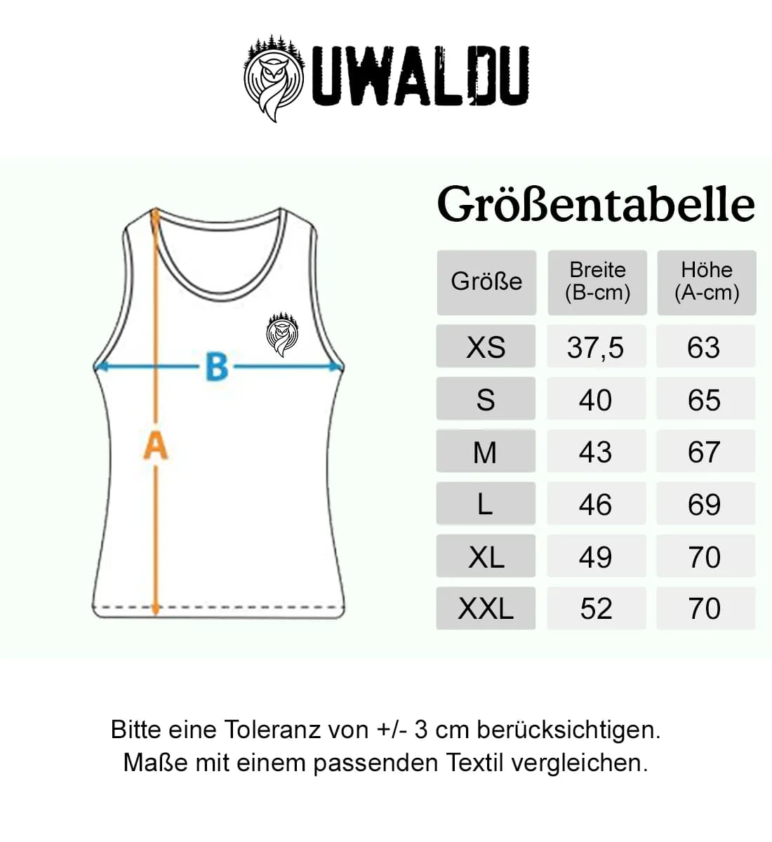 Hirsch Kopf bunt - Damen Premium Bio Tanktop
