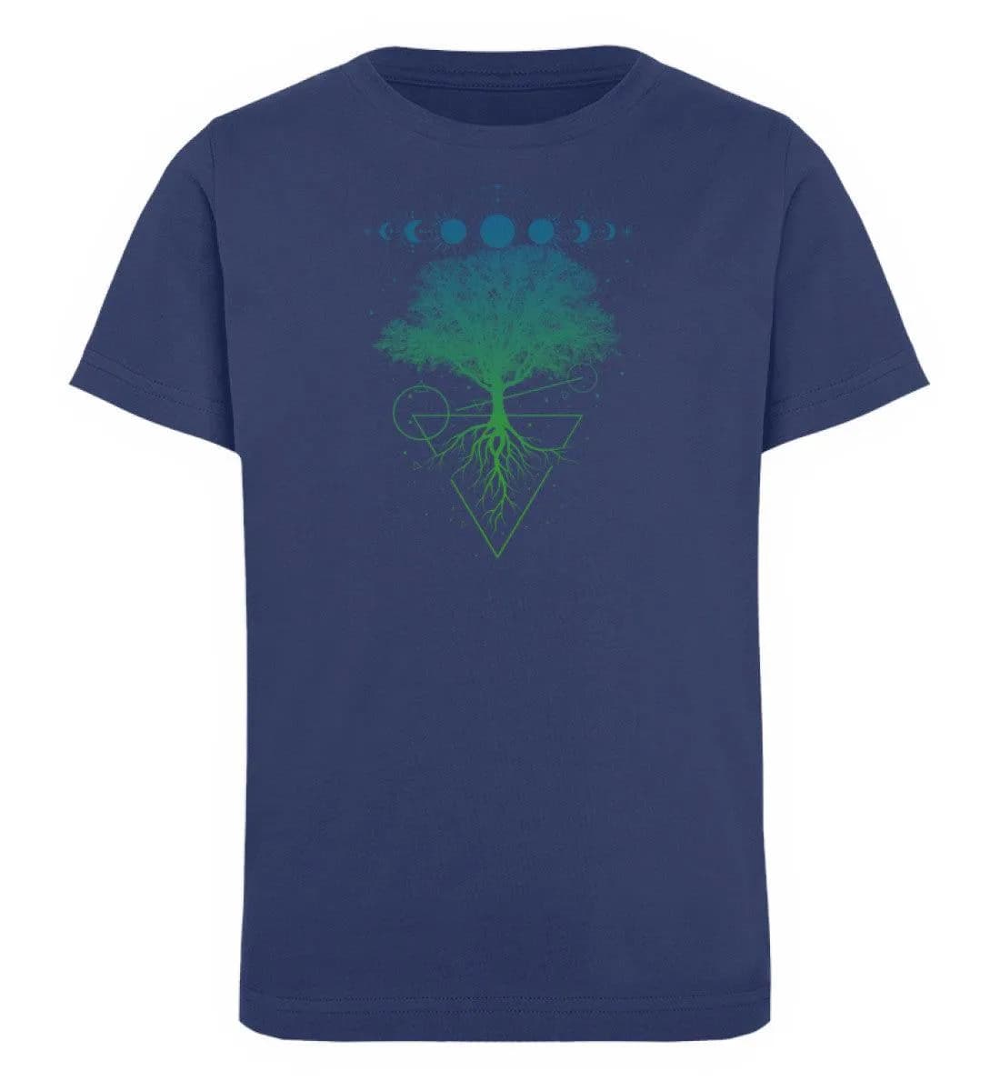 Baum Mondphasen - Kinder Bio T-Shirt