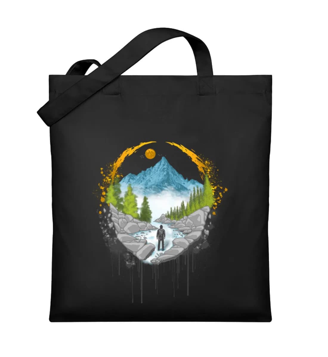 Mountain Path - Organic Jutebeutel