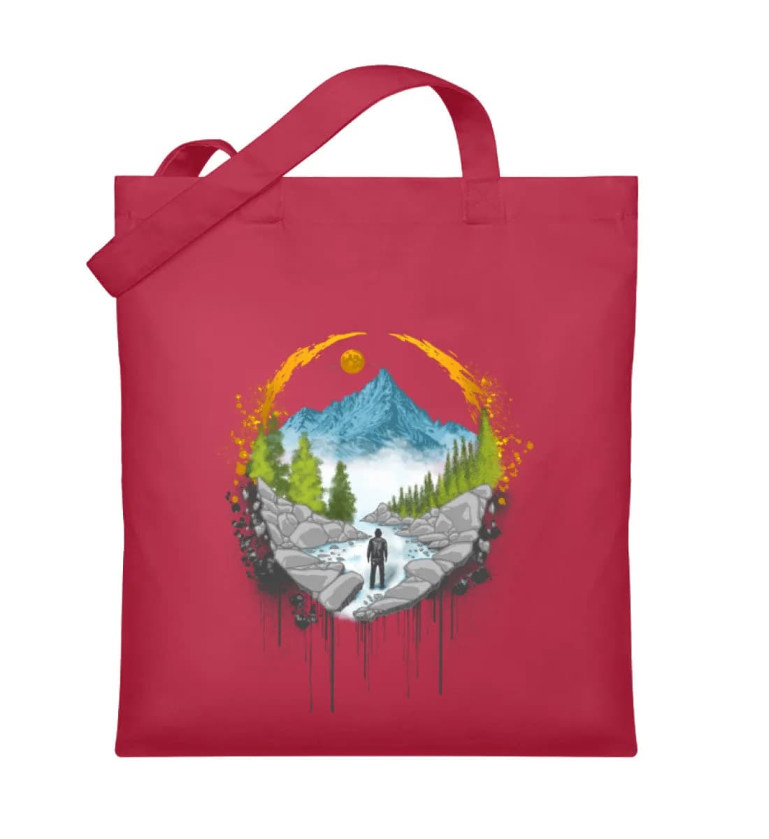 Mountain Path - Organic Jutebeutel
