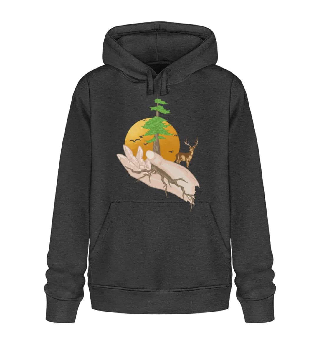 Root hands - Unisex Basic Bio Hoodie